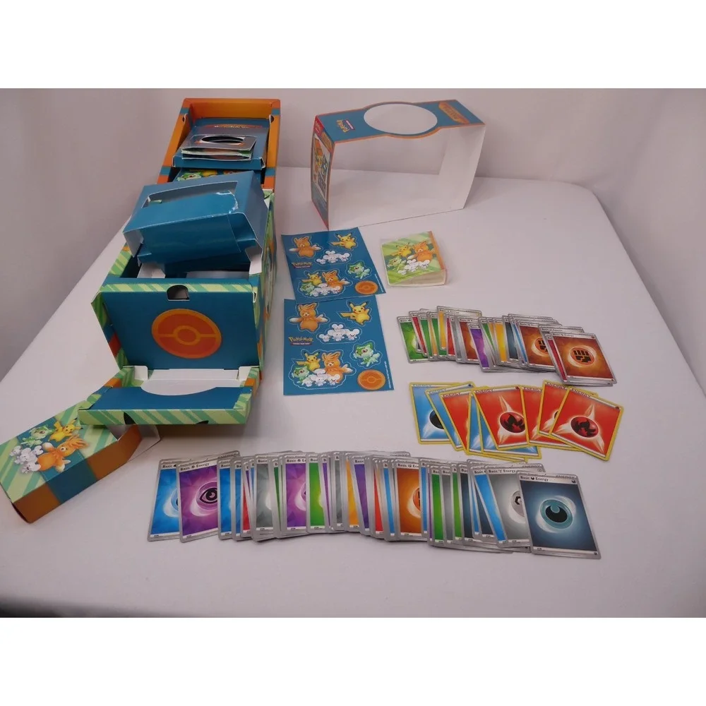 Pokemon Paldea Adventure Chest w/ Box of Cards/Sticker Sheet/Mini Portfolio Only
